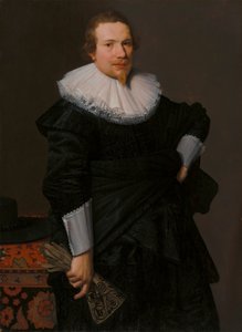 Portret 24-letniego mężczyzny autorstwa Nicolaes Eliasz. Pickenoy