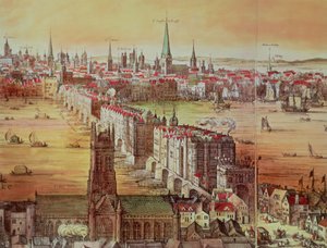 Old London Bridge, fragment z 