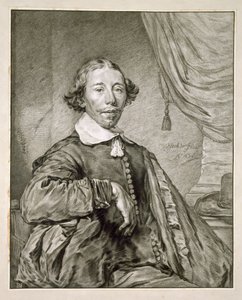 Portret mężczyzny, 1681 (lito) autorstwa Nicolaes Jansz Visscher