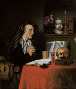 Modląca się stara kobieta, ok.1655