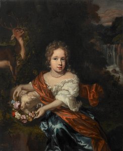 Holenderski: Portret nieznanej dziewczyny Portret nieznanej dziewczyny autorstwa Nicolaes Maes