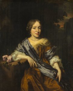 Portret Cathariny Pottey, siostry Willema i Sary Pottey autorstwa Nicolaes Maes