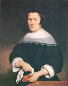 Portret kobiety - autorstwa Nicolaes Maes