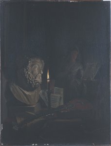 Alegoria muzyki i poezji autorstwa Nicolaes Muys