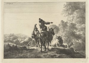 dudziarz autorstwa Nicolaes Pietersz Berchem