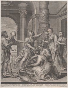 Achillesa i córek Lycomedesa, ca. 1620-26., ok. 1620-26. 1620-26.