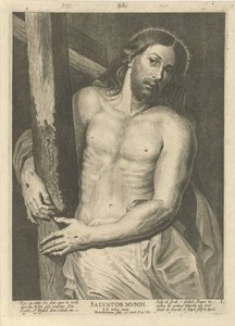 Chrystus z krzyżem Chrystus i trzynastu apostołów (tytuł serii) autorstwa Nicolaes Ryckmans