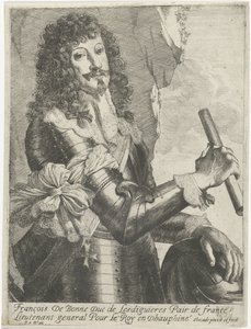 Portret François de Bonne-Lesdiguières-de Créqui autorstwa Nicolaes Van Helt Stockade