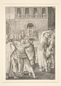 Chrystus ukazany ludziom (seria pasyjna) autorstwa Nicolaes de Bruyn