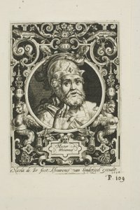 Hektor z Troi, płyta pierwsza z The Nine Worthies autorstwa Nicolaes de Bruyn