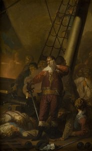 Christian IV na pokładzie swojego flagowego statku „The Trinity” autorstwa Nicolai Abildgaard