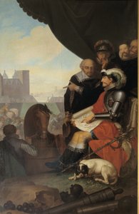 Frederik II buduje zamek Kronborg w Elsinore autorstwa Nicolai Abildgaard