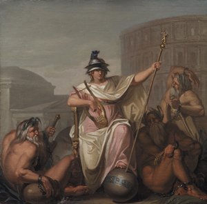 Rzym jako władca świata autorstwa Nicolai Abildgaard