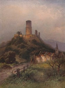 Die Godesburg, Zamek Godesburg, 1923.