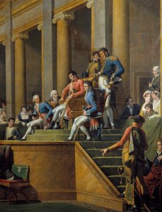Szczegóły Konsulatu Republiki Cisalpińskiej zebrane w komisjach w Lyonie autorstwa Nicolas Andre Monsiau