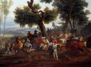 Wojna Religii: „”Spotkanie króla Francji Henryka IV (1553-1610) i Sully