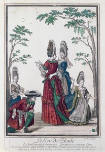 Gra w kręgle (Le Jeu de Boule), koniec XVII w.