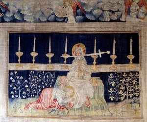 Kurtyna Objawienia autorstwa Nicolas Bataille