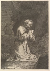 św. Franciszka z Asyżu. autorstwa Nicolas Bazin