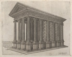 Lustro rzymskiej wspaniałości: Świątynia Fortuny w Rzymie, XVI w., XVI w.