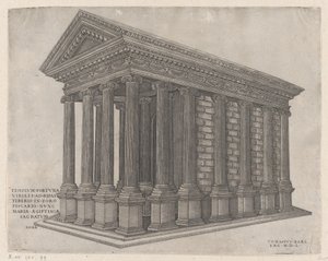 Świątynia Fortuny, Rzym, 1550., 1550.