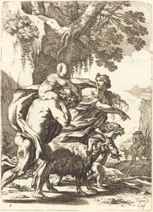 Faun i Bachantka z dzieckiem autorstwa Nicolas Chapron