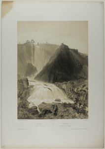 Terni: Marble Falls, płyta dwudziesta z Italie Monumentale et Pittoresque