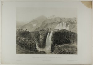 Wodospady Tivoli, płyta osiemnasta z Italie Monumentale et Pittoresque