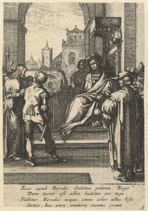 Chrystus przed Piłatem, z Męki Pańskiej, poł. XVII w.