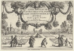 Tabliczka tytułowa, z Nowej Księgi Kwiatów Bardzo Pożytecznych, 1645., 1645.