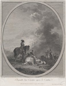 Zwłoki żołnierza po walce, 1781., 1781. autorstwa Nicolas Colibert