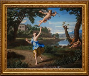 Psyche porzucona przez Kupidyna, c.1699 (olej na płótnie)