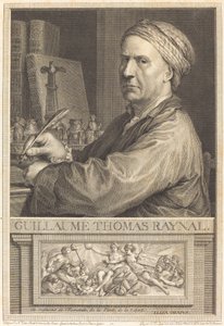 Guillaume Thomas Raynal autorstwa Nicolas Delaunay after Charles Nicolas Cochin II