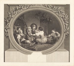 Edukacja jest wszystkim autorstwa Nicolas Delaunay after Jean Honoré Fragonard