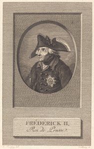 Fryderyk Wielki, król Prus autorstwa Nicolas Delaunay after Johann Heinrich Ramberg