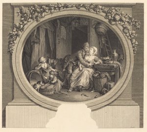 Wiejska błogość autorstwa Nicolas Delaunay after Sigmund Freudenberger