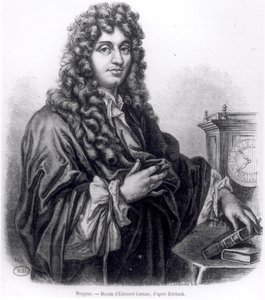 Christian Huyghens (1629-95) wyryty przez Edouarda Garniera autorstwa Nicolas Etienne Edelinck
