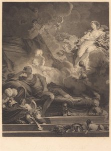 Sen miłości autorstwa Nicolas François Regnault after Jean Honoré Fragonard
