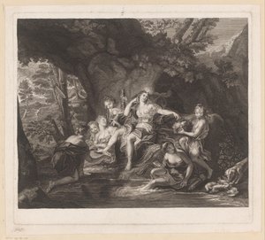 Kąpiel Diany autorstwa Nicolas Gabriel Dupuis (attributed to)