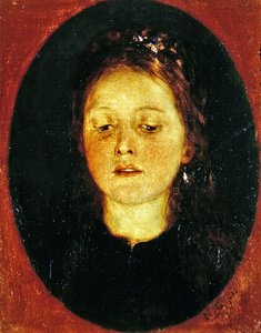 Portret dziewczynki (olej na płótnie) autorstwa Nicolas Gysis