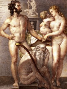 Anatomia człowieka - 3 epoki 1884 autorstwa Nicolas Henri (after) Jacob