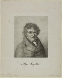 Portret Aloisa Senefeldera autorstwa Nicolas Henri Jacob