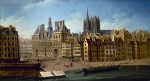 Ratusz i Place de Grève, 1753.