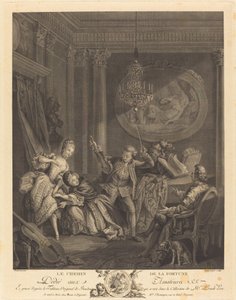 Droga do fortuny autorstwa Nicolas Joseph Voyez after Pierre Antoine Baudouin