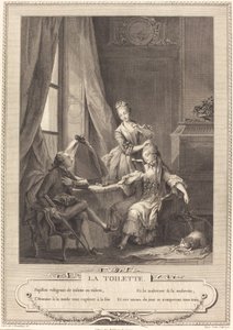 Toaleta autorstwa Nicolas Joseph Voyez after Sigmund Freudenberger