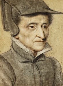 Portret głowy starej kobiety