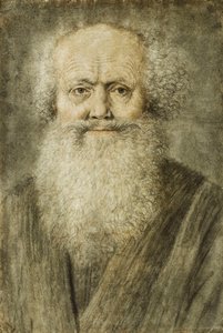 Portret brodatego mężczyzny, długość biustu