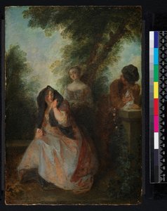 W tej cudownej samotności...”, przed 1743 autorstwa Nicolas Lancret