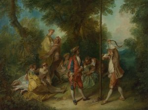 Cztery wieki człowieka: dojrzałość, ok. 1735 autorstwa Nicolas Lancret