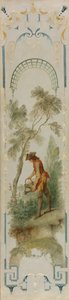 Panele ścienne: Ogrodnik, Ogrodnictwo, Winnica, Huśtawka, Huśtawka, 1723-1727. autorstwa Nicolas Lancret